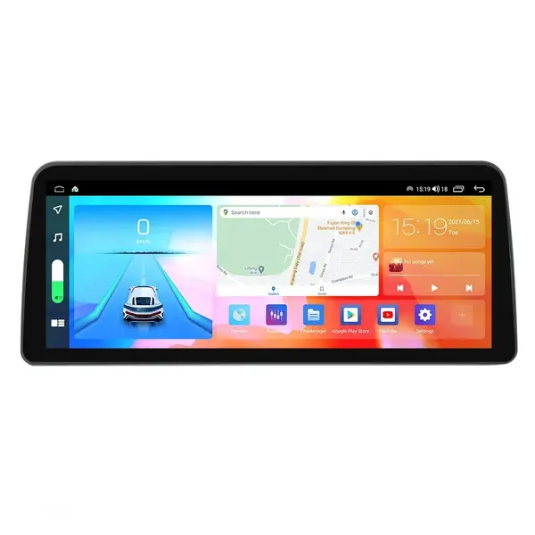 Navigatie dedicata cu Android Skoda Fabia III 2014 - 2021, 8GB RAM, Radio GPS Dual Zone, Display QLED 12.3" Touchscreen, Internet Wi-Fi si slot SIM 4G, Bluetooth, MirrorLink, USB