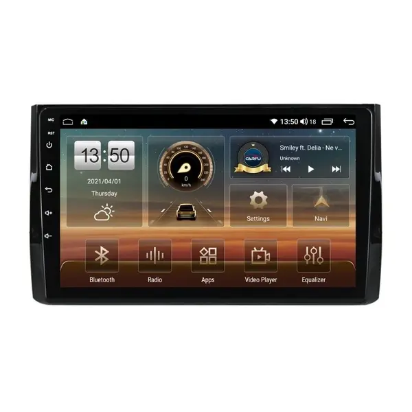 Navigatie dedicata cu Android Skoda Kodiaq dupa 2016, 4GB RAM, Radio GPS Dual Zone, Display HD QLED 10" Touchscreen, Internet Wi-Fi si slot SIM 4G, Bluetooth, MirrorLink, USB