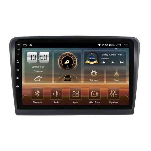 Navigatie dedicata cu Android Skoda Superb II 2008 - 2015, 8GB RAM, Radio GPS Dual Zone, Display HD QLED 10" Touchscreen, Internet Wi-Fi si slot SIM 4G, Bluetooth, MirrorLink, USB