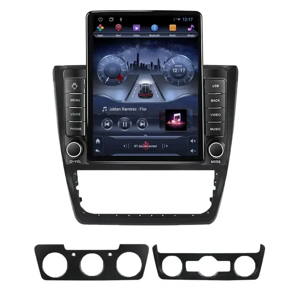 Navigatie dedicata cu Android Skoda Yeti 2009 - 2018, 2GB RAM, Radio GPS Dual Zone, Touchscreen IPS 9.7" HD tip Tesla, Internet Wi-Fi, Bluetooth, MirrorLink, USB