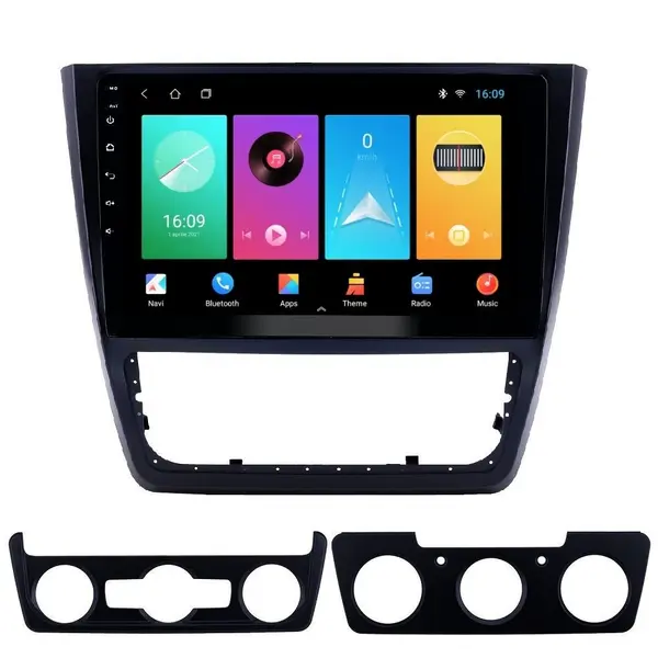 Navigatie dedicata cu Android Skoda Yeti 2009 - 2018, 2GB RAM, Radio GPS Dual Zone, Display HD IPS 10" Touchscreen, Internet Wi-Fi, Bluetooth, MirrorLink, USB