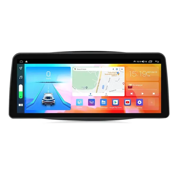 Navigatie dedicata cu Android Smart Forfour dupa 2014, 8GB RAM, Radio GPS Dual Zone, Display QLED 12.3" Touchscreen, Internet Wi-Fi si slot SIM 4G, Bluetooth, MirrorLink, USB