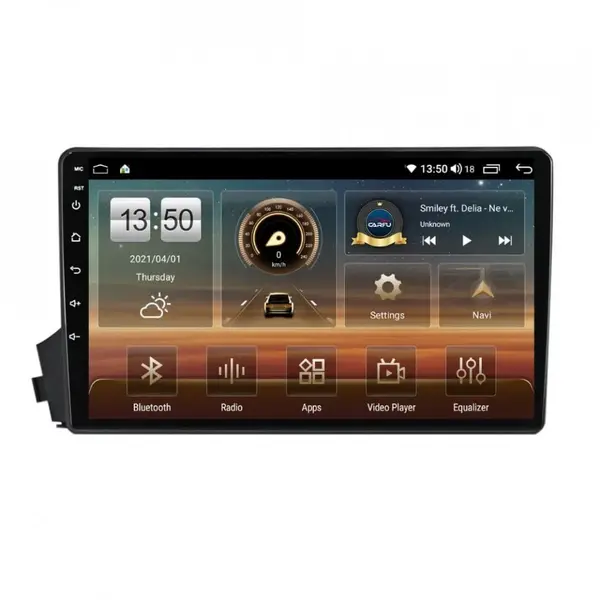 Navigatie dedicata cu Android Ssangyong Actyon 2005 - 2012, 6GB RAM, Radio GPS Dual Zone, Display HD QLED 9" Touchscreen, Internet Wi-Fi si slot SIM 4G, Bluetooth, MirrorLink, USB