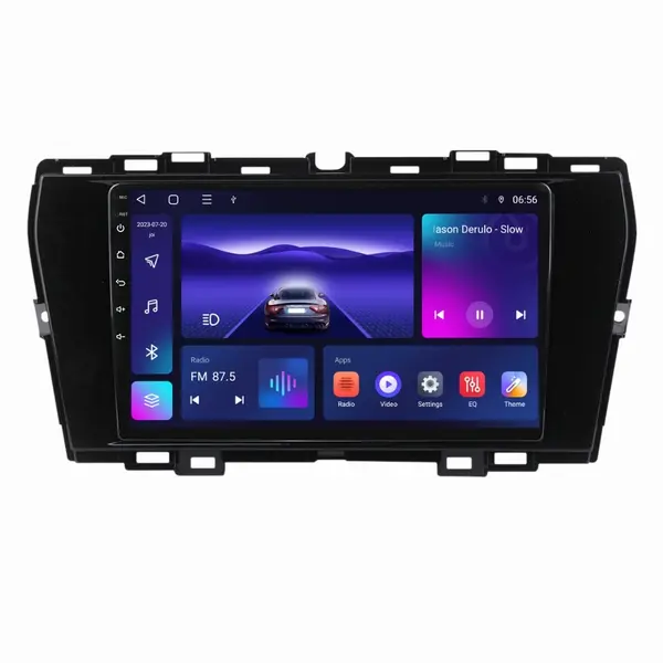 Navigatie dedicata cu Android Ssangyong Korando dupa 2019, 4GB RAM, Radio GPS Dual Zone, Display HD IPS 9" Touchscreen, Internet Wi-Fi, Bluetooth, MirrorLink, USB