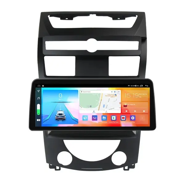 Navigatie dedicata cu Android Ssangyong Rexton 2006 - 2012, 4GB RAM, Radio GPS Dual Zone, Display QLED 12.3" Touchscreen, Internet Wi-Fi si slot SIM 4G, Bluetooth, MirrorLink, USB