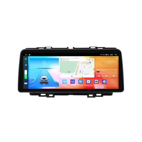 Navigatie dedicata cu Android Ssangyong Tivoli dupa 2020, 4GB RAM, Radio GPS Dual Zone, Display QLED 12.3" Touchscreen, Internet Wi-Fi si slot SIM 4G, Bluetooth, MirrorLink, USB