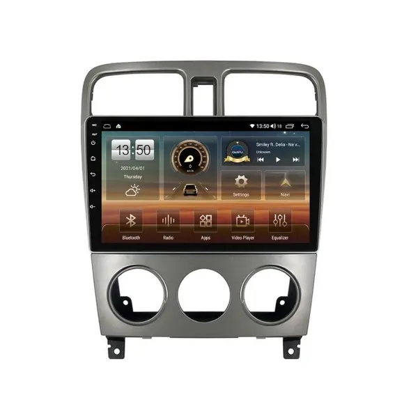 Navigatie dedicata cu Android Subaru Forester 2002 - 2008, 4GB RAM, Radio GPS Dual Zone, Display HD QLED 9" Touchscreen, Internet Wi-Fi si slot SIM 4G, Bluetooth, MirrorLink, USB