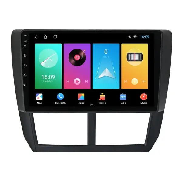 Navigatie dedicata cu Android Subaru Forester 2008 - 2013, 1GB RAM, Radio GPS Dual Zone, Display HD IPS 9" Touchscreen, Internet Wi-Fi, Bluetooth, MirrorLink, USB