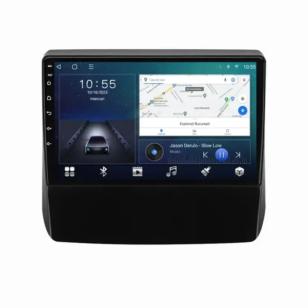 Navigatie dedicata cu Android Subaru Impreza / XV 2017 - 2020, 2GB RAM, Radio GPS Dual Zone, Display HD QLED 9" Touchscreen, Internet Wi-Fi si slot SIM 4G, Bluetooth, MirrorLink, USB