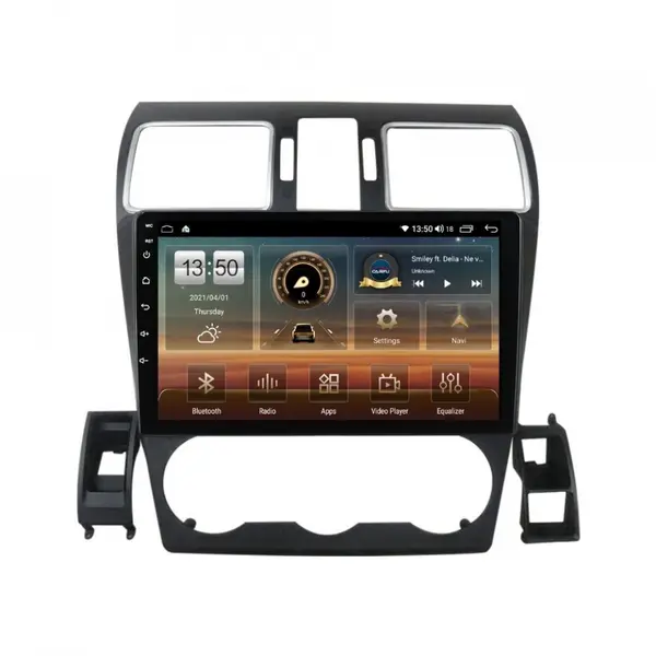 Navigatie dedicata cu Android Subaru Impreza / XV / WRX 2012 - 2017, 8GB RAM, Radio GPS Dual Zone, Display HD QLED 9" Touchscreen, Internet Wi-Fi si slot SIM 4G, Bluetooth, MirrorLink, USB