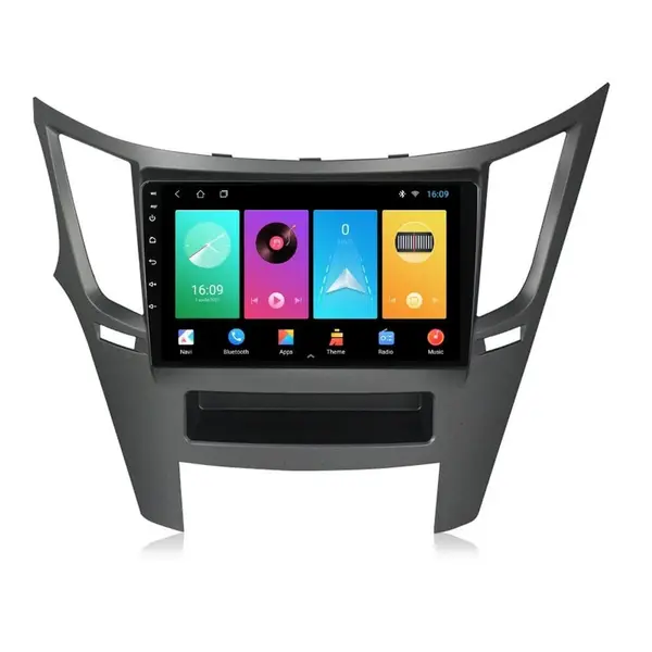 Navigatie dedicata cu Android Subaru Outback / Legacy 2009 - 2014, 2GB RAM, Radio GPS Dual Zone, Display HD IPS 9" Touchscreen, Internet Wi-Fi, Bluetooth, MirrorLink, USB