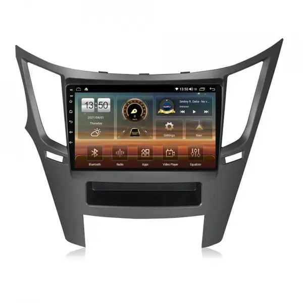 Navigatie dedicata cu Android Subaru Outback / Legacy 2009 - 2014, 6GB RAM, Radio GPS Dual Zone, Display HD QLED 9" Touchscreen, Internet Wi-Fi si slot SIM 4G, Bluetooth, MirrorLink, USB