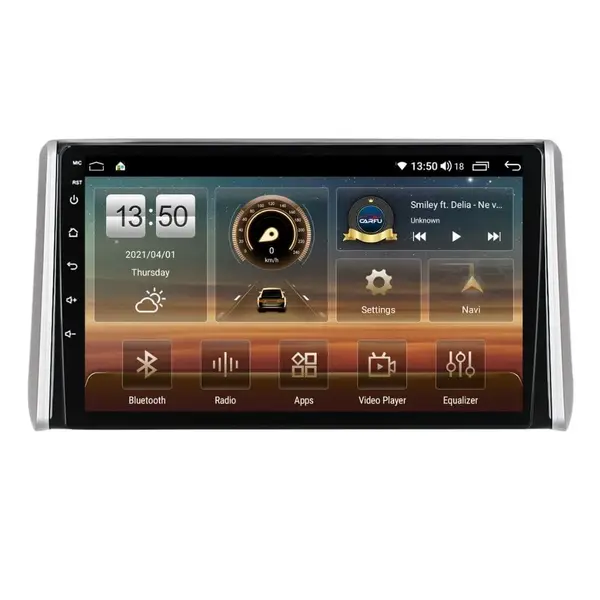 Navigatie dedicata cu Android Suzuki Across dupa 2020, 4GB RAM, Radio GPS Dual Zone, Display HD QLED 10" Touchscreen, Internet Wi-Fi si slot SIM 4G, Bluetooth, MirrorLink, USB