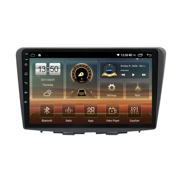 Navigatie dedicata cu Android Suzuki Baleno dupa 2016, 8GB RAM, Radio GPS Dual Zone, Display HD QLED 9" Touchscreen, Internet Wi-Fi si slot SIM 4G, Bluetooth, MirrorLink, USB
