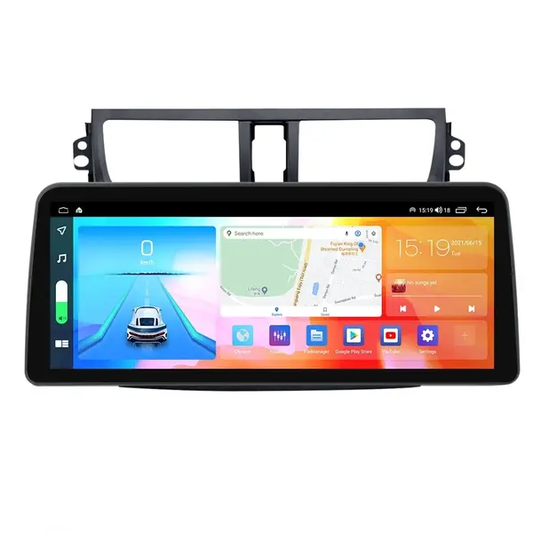 Navigatie dedicata cu Android Suzuki Celerio dupa 2014, 4GB RAM, Radio GPS Dual Zone, Display QLED 12.3" Touchscreen, Internet Wi-Fi si slot SIM 4G, Bluetooth, MirrorLink, USB