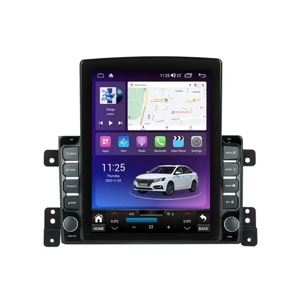 Navigatie dedicata cu Android Suzuki Grand Vitara 2005 - 2015, 4GB RAM, Radio GPS Dual Zone, Touchscreen IPS 9.7" HD tip Tesla, Internet Wi-Fi si slot SIM 4G, Bluetooth, MirrorLink, USB