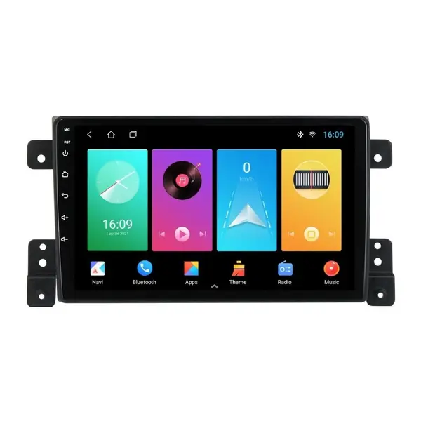 Navigatie dedicata cu Android Suzuki Grand Vitara 2005 - 2015, 1GB RAM, Radio GPS Dual Zone, Display HD IPS 9" Touchscreen, Internet Wi-Fi, Bluetooth, MirrorLink, USB