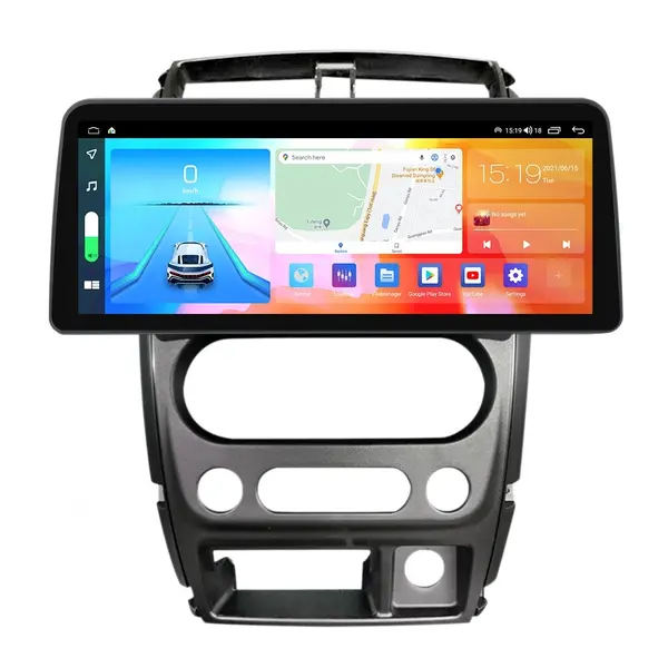 Navigatie dedicata cu Android Suzuki Jimny 2005 - 2018, 8GB RAM, Radio GPS Dual Zone, Display QLED 12.3" Touchscreen, Internet Wi-Fi si slot SIM 4G, Bluetooth, MirrorLink, USB