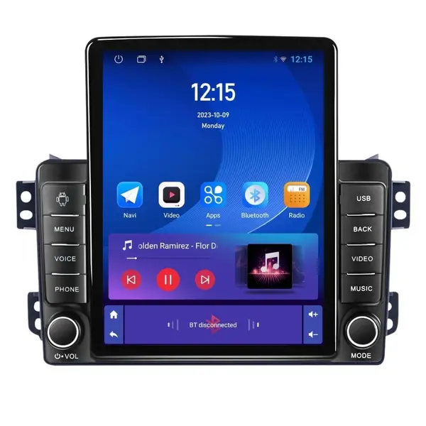 Navigatie dedicata cu Android Suzuki Splash 2008 - 2015, 1GB RAM, Radio GPS Dual Zone, Touchscreen IPS 9.7" HD tip Tesla, Internet Wi-Fi, Bluetooth, MirrorLink, USB