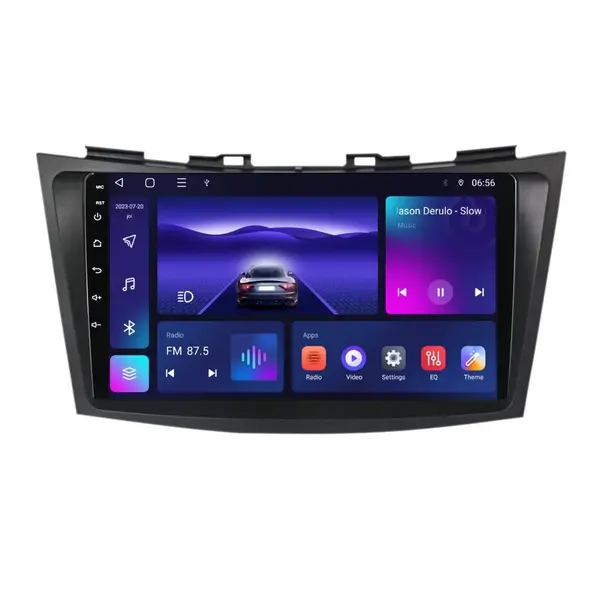 Navigatie dedicata cu Android Suzuki Swift IV 2010 - 2017, 4GB RAM, Radio GPS Dual Zone, Display HD IPS 9" Touchscreen, Internet Wi-Fi, Bluetooth, MirrorLink, USB