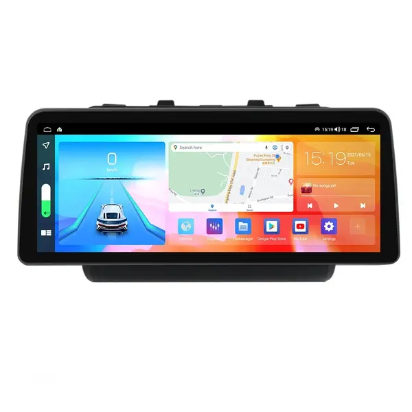 Navigatie dedicata cu Android Suzuki Swift V dupa 2017, 4GB RAM, Radio GPS Dual Zone, Display QLED 12.3" Touchscreen, Internet Wi-Fi si slot SIM 4G, Bluetooth, MirrorLink, USB