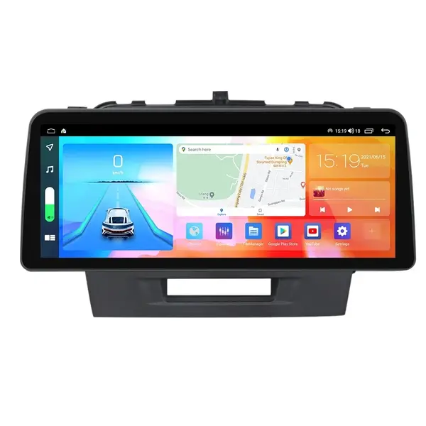 Navigatie dedicata cu Android Suzuki Vitara dupa 2015, 4GB RAM, Radio GPS Dual Zone, Display QLED 12.3" Touchscreen, Internet Wi-Fi si slot SIM 4G, Bluetooth, MirrorLink, USB