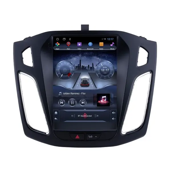Navigatie dedicata cu Android tip tesla Ford Focus III 2011 - 2018, 2GB RAM, Radio GPS Dual Zone, Touchscreen IPS 9.7" HD, Internet Wi-Fi, Bluetooth, MirrorLink, USB