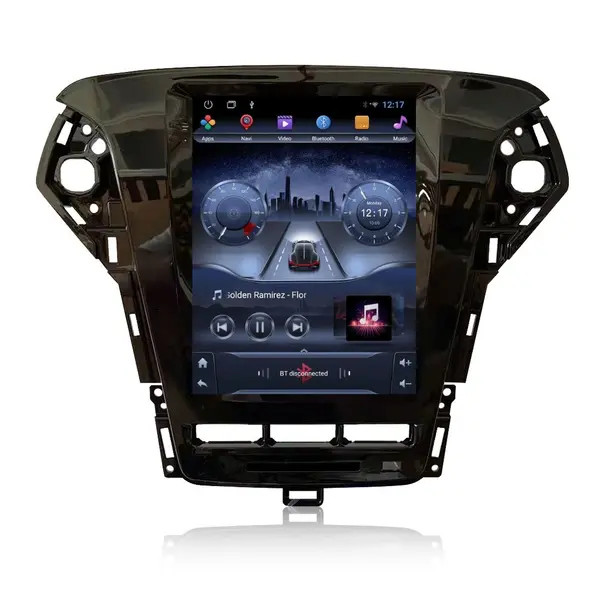 Navigatie dedicata cu Android tip tesla Ford Mondeo IV 2011 - 2014, 2GB RAM, Radio GPS Dual Zone, Touchscreen IPS 9.7" HD, Internet Wi-Fi, Bluetooth, MirrorLink, USB