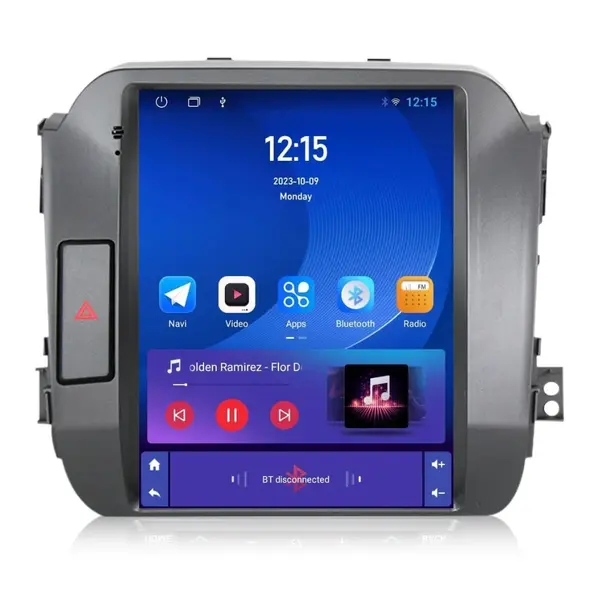Navigatie dedicata cu Android tip tesla Kia Sportage 2010 - 2016, 1GB RAM, Radio GPS Dual Zone, Touchscreen IPS 9.7" HD, Internet Wi-Fi, Bluetooth, MirrorLink, USB