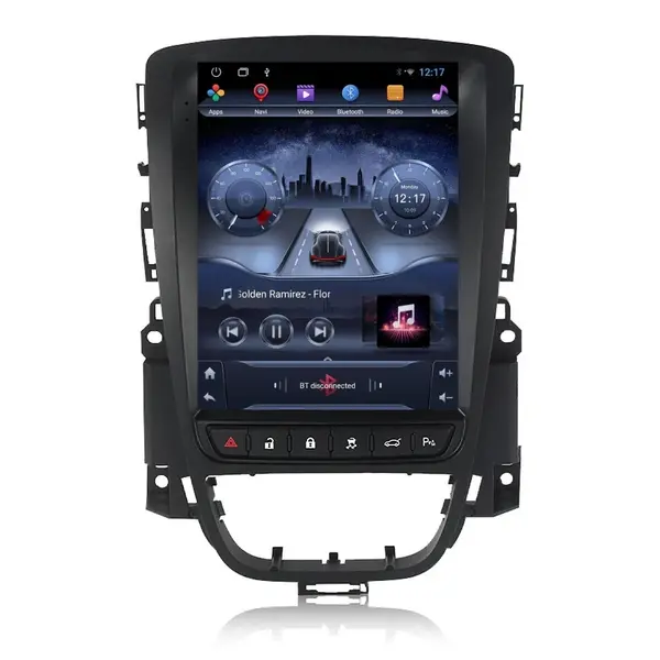 Navigatie dedicata cu Android tip tesla Opel Astra J 2009 - 2018, 2GB RAM, Radio GPS Dual Zone, Touchscreen IPS 9.7" HD, Internet Wi-Fi, Bluetooth, MirrorLink, USB