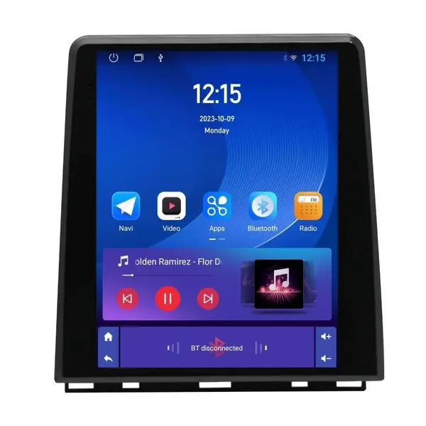 Navigatie dedicata cu Android tip tesla Renault Captur II dupa 2020, 1GB RAM, Radio GPS Dual Zone, Touchscreen IPS 9.7" HD, Internet Wi-Fi, Bluetooth, MirrorLink, USB