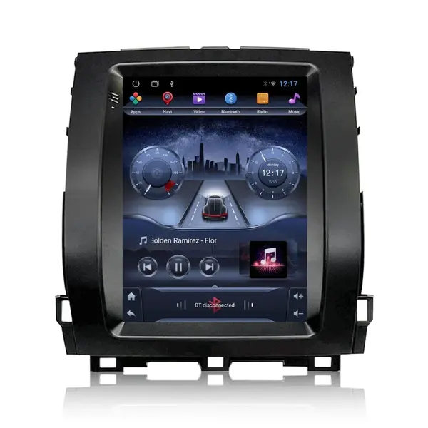 Navigatie dedicata cu Android tip tesla Toyota Land Cruiser Prado J120 2002 - 2010, 2GB RAM, Radio GPS Dual Zone, Touchscreen IPS 9.7" HD, Internet Wi-Fi, Bluetooth, MirrorLink, USB
