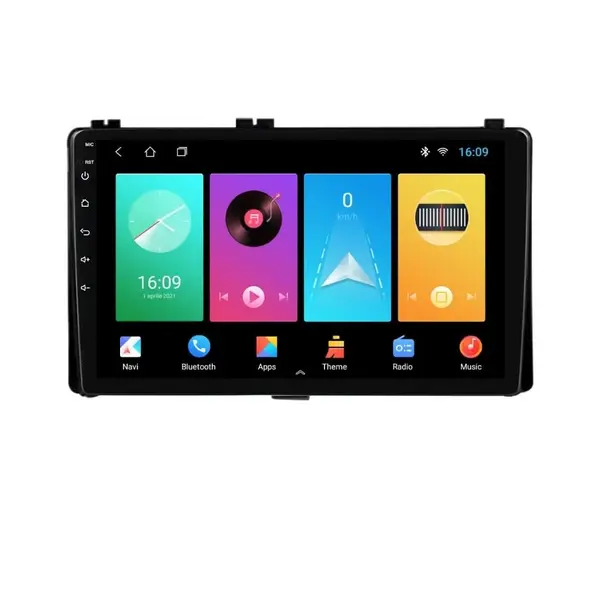 Navigatie dedicata cu Android Toyota Auris 2015 - 2019, 2GB RAM, Radio GPS Dual Zone, Display HD IPS 9" Touchscreen, Internet Wi-Fi, Bluetooth, MirrorLink, USB