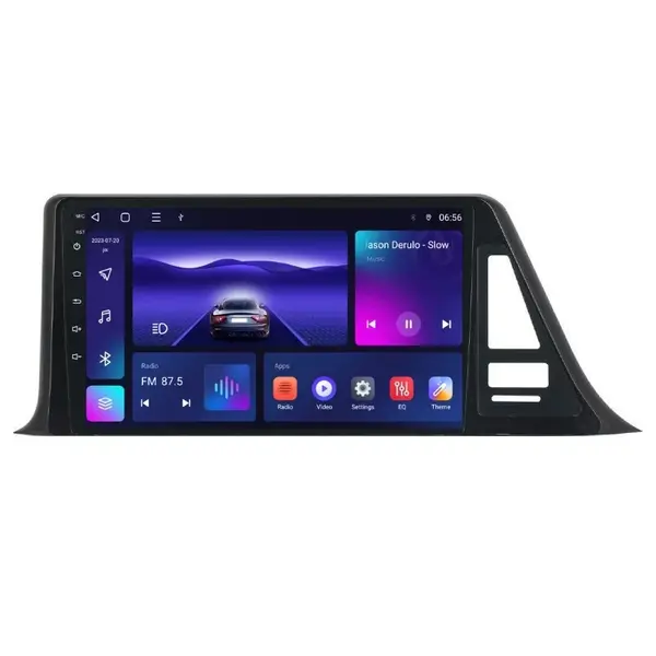 Navigatie dedicata cu Android Toyota C-HR dupa 2016, 4GB RAM, Radio GPS Dual Zone, Display HD IPS 9" Touchscreen, Internet Wi-Fi, Bluetooth, MirrorLink, USB