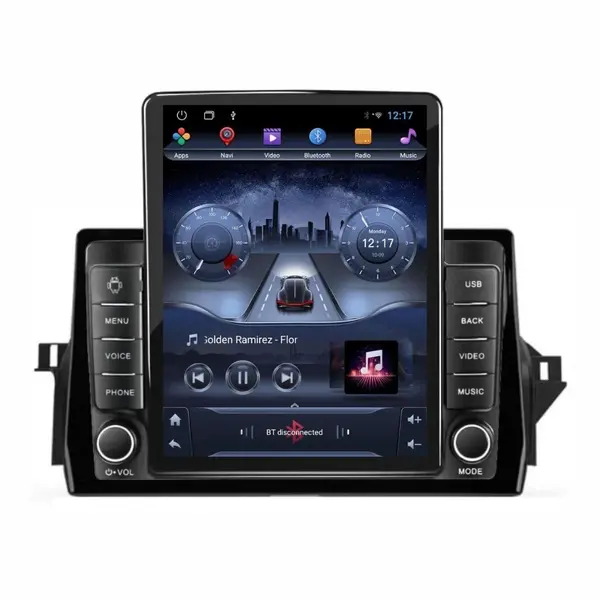 Navigatie dedicata cu Android Toyota Camry dupa 2021, 2GB RAM, Radio GPS Dual Zone, Touchscreen IPS 9.7" HD tip Tesla, Internet Wi-Fi, Bluetooth, MirrorLink, USB