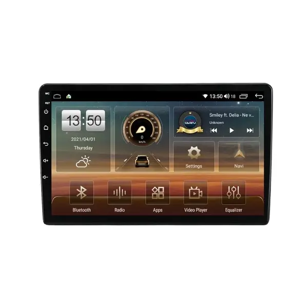Navigatie dedicata cu Android Toyota Corolla 2000 - 2007, 4GB RAM, Radio GPS Dual Zone, Display HD QLED 9" Touchscreen, Internet Wi-Fi si slot SIM 4G, Bluetooth, MirrorLink, USB