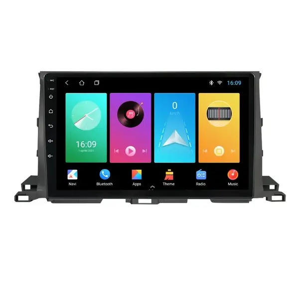 Navigatie dedicata cu Android Toyota Highlander 2013 - 2021, 2GB RAM, Radio GPS Dual Zone, Display HD IPS 10" Touchscreen, Internet Wi-Fi, Bluetooth, MirrorLink, USB