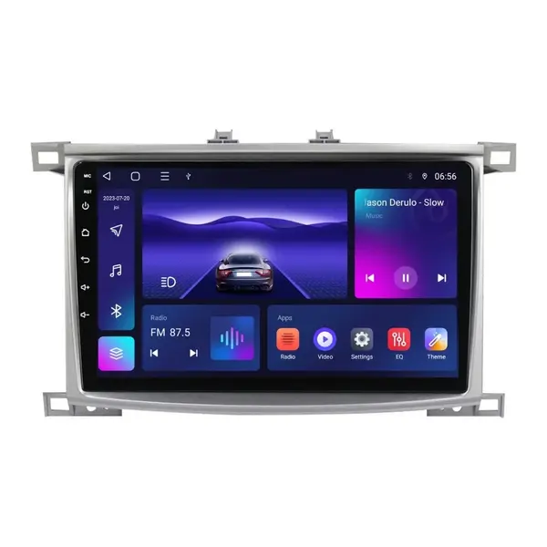 Navigatie dedicata cu Android Toyota Land Cruiser J100 2002 - 2008, 4GB RAM, Radio GPS Dual Zone, Display HD IPS 10" Touchscreen, Internet Wi-Fi, Bluetooth, MirrorLink, USB