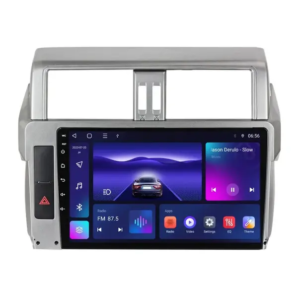 Navigatie dedicata cu Android Toyota Land Cruiser Prado J150 2013 - 2017, 4GB RAM, Radio GPS Dual Zone, Display HD IPS 10" Touchscreen, Internet Wi-Fi, Bluetooth, MirrorLink, USB