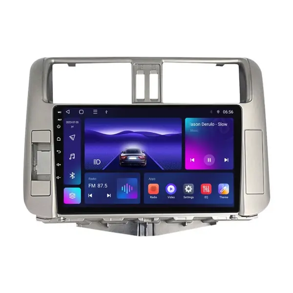 Navigatie dedicata cu Android Toyota Land Cruiser Prado J150 2009 - 2013, 4GB RAM, Radio GPS Dual Zone, Display HD IPS 9" Touchscreen, Internet Wi-Fi, Bluetooth, MirrorLink, USB