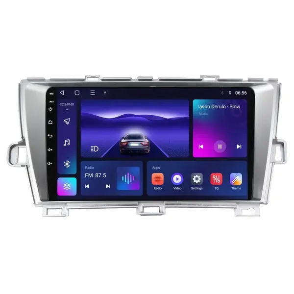 Navigatie dedicata cu Android Toyota Prius 2009 - 2015, 4GB RAM, Radio GPS Dual Zone, Display HD IPS 9" Touchscreen, Internet Wi-Fi, Bluetooth, MirrorLink, USB