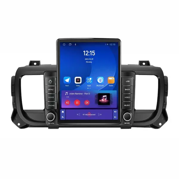 Navigatie dedicata cu Android Toyota Proace dupa 2016, 1GB RAM, Radio GPS Dual Zone, Touchscreen IPS 9.7" HD tip Tesla, Internet Wi-Fi, Bluetooth, MirrorLink, USB