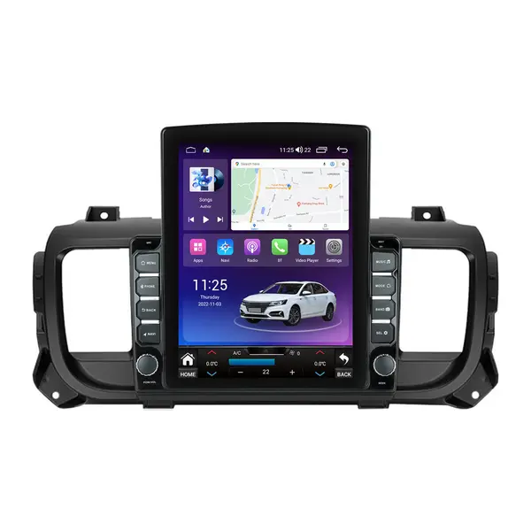 Navigatie dedicata cu Android Toyota Proace dupa 2016, 8GB RAM, Radio GPS Dual Zone, Touchscreen IPS 9.7" HD tip Tesla, Internet Wi-Fi si slot SIM 4G, Bluetooth, MirrorLink, USB