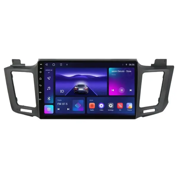 Navigatie dedicata cu Android Toyota Rav4 IV 2013 - 2018, 4GB RAM, Radio GPS Dual Zone, Display HD IPS 10" Touchscreen, Internet Wi-Fi, Bluetooth, MirrorLink, USB