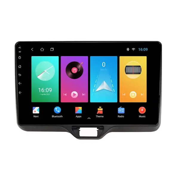 Navigatie dedicata cu Android Toyota Yaris P21 dupa 2020, 1GB RAM, Radio GPS Dual Zone, Display HD IPS 10" Touchscreen, Internet Wi-Fi, Bluetooth, MirrorLink, USB