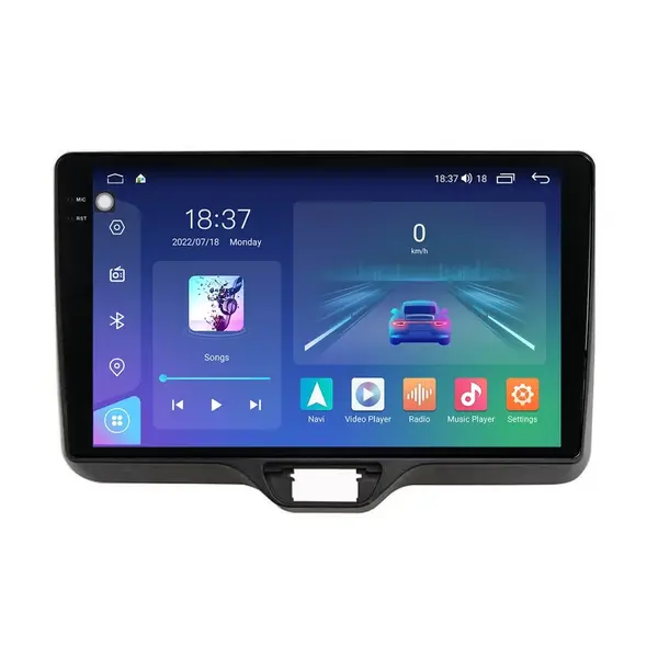 Navigatie dedicata cu Android Toyota Yaris P21 dupa 2020, 4GB RAM, Radio GPS Dual Zone, Display 2K QLED 10.36" Touchscreen, Internet Wi-Fi si slot SIM 4G, Bluetooth, MirrorLink, USB