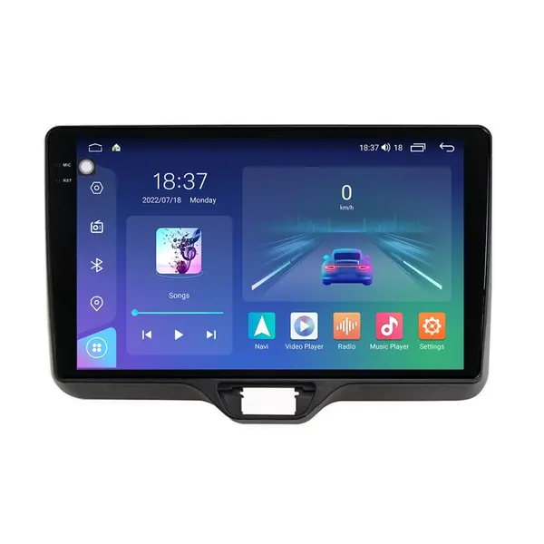 Navigatie dedicata cu Android Toyota Yaris P21 dupa 2020, 8GB RAM, Radio GPS Dual Zone, Display 2K QLED 10.36" Touchscreen, Internet Wi-Fi si slot SIM 4G, Bluetooth, MirrorLink, USB