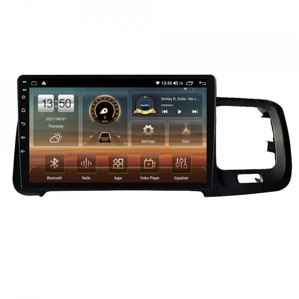 Navigatie dedicata cu Android Volvo S60 II / V60 I 2014 - 2018, 8GB RAM, Radio GPS Dual Zone, Display HD QLED 9" Touchscreen, Internet Wi-Fi si slot SIM 4G, Bluetooth, MirrorLink, USB