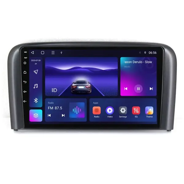 Navigatie dedicata cu Android Volvo S80 I 2004 - 2006, 4GB RAM, Radio GPS Dual Zone, Display HD IPS 9" Touchscreen, Internet Wi-Fi, Bluetooth, MirrorLink, USB