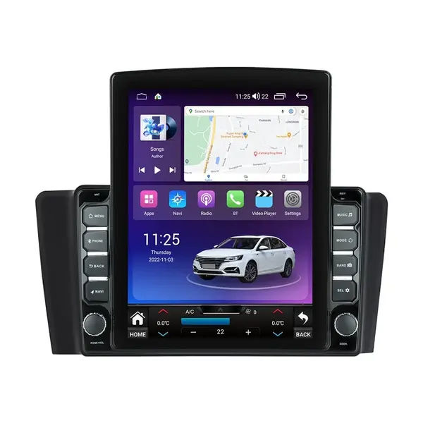 Navigatie dedicata cu Android Volvo V70 II / XC70 I 2000 - 2004, 4GB RAM, Radio GPS Dual Zone, Touchscreen IPS 9.7" HD tip Tesla, Internet Wi-Fi si slot SIM 4G, Bluetooth, MirrorLink, USB